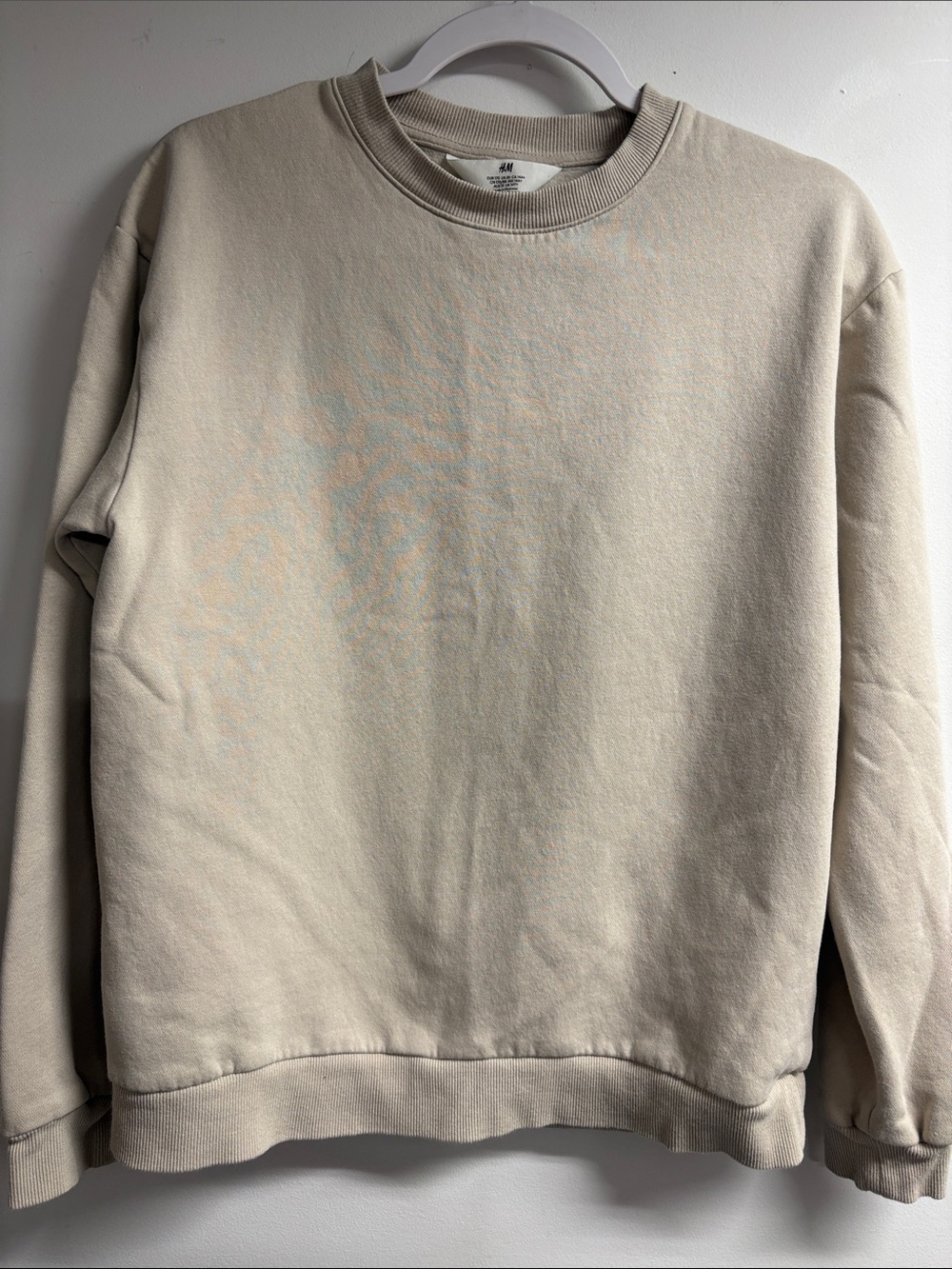 H&M Cream Crewneck Sweatshirt